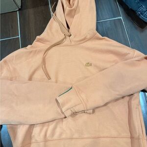 Lacoste unisex Peach Hoodie